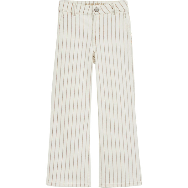 WE Fashion Džínsy svetlobéžová / hnedá 62203954