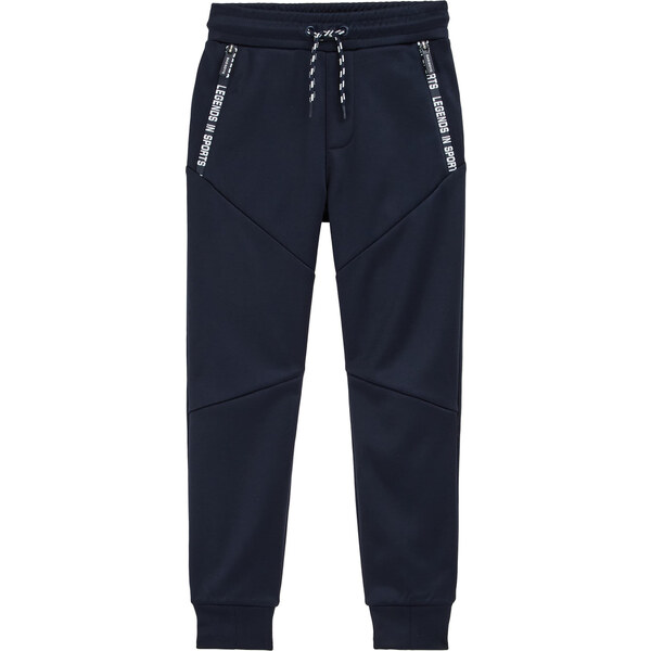 WE Fashion Nohavice námornícka modrá / biela 62204132