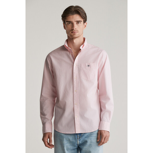KOŠEĽA GANT REG DOBBY DOT STRIPE SHIRT GERANIUM PINK 62201175