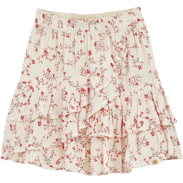 WE Fashion Sukňa béžová / hnedá / ružová 62225098