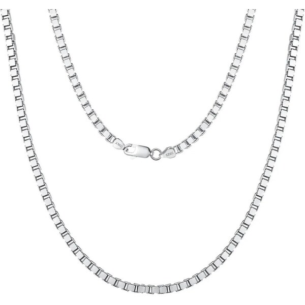 MAJYA Strieborná retiazka BRIAN 60 cm | šírka 2 mm 11467 64582625