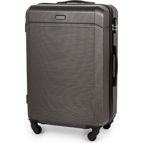 BASIC SOLIER tmavosivý škrupinový kufor vel.M S16 (WALIZKA STL945 DARK 44563969