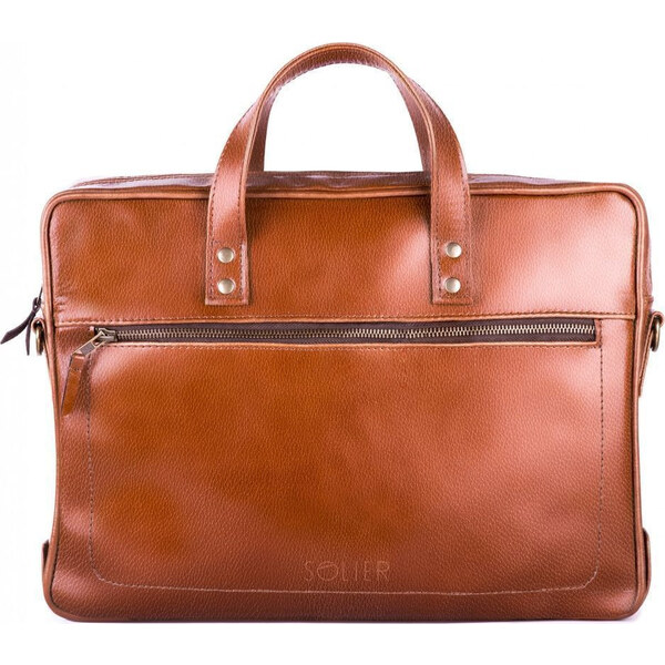 KOŽENÁ HNEDÁ TAŠKA SOLIER (SL04 VINTAGE BROWN) 5548600