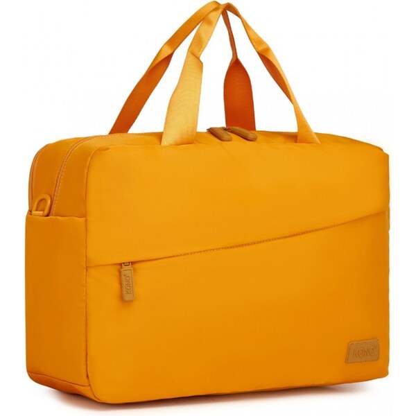KONO Taška - cestovná, vodeodolná s priehradkou na PC, žltá 62275040