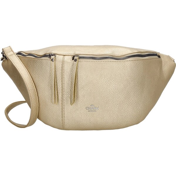 Charm London Zlatá elegantná kožená ľadvinka „Unique“ 62219324