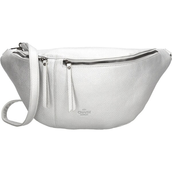 Charm London Strieborná elegantná kožená ľadvinka „Unique“ 62219322