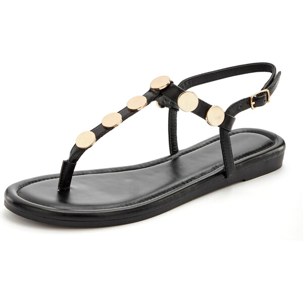 VIVANCE Žabky zlatá / čierna 63135113