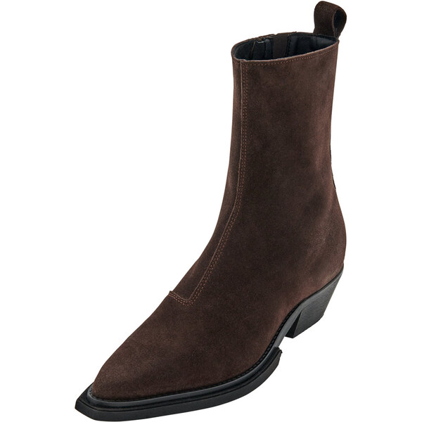 EDITED Členkové čižmy Alia tmavohnedá 63212224