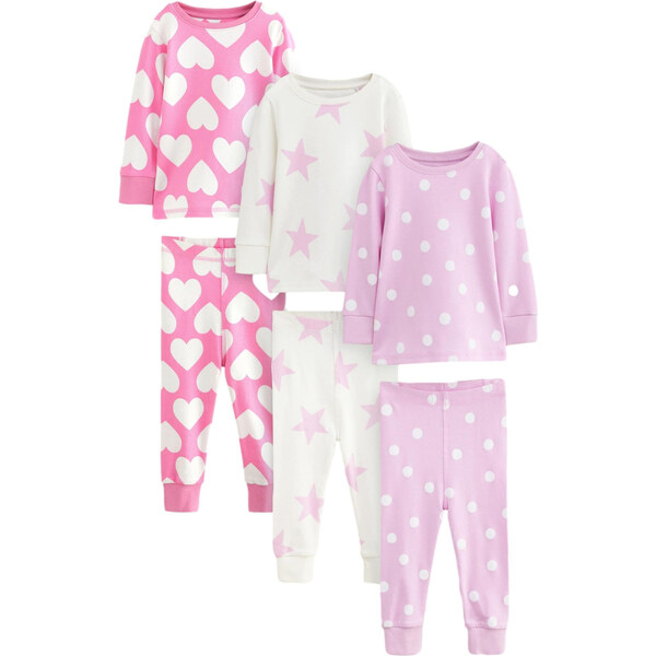 Next Pyžamo ružová / pastelovo ružová / svetloružová / tmavoružová 65874638