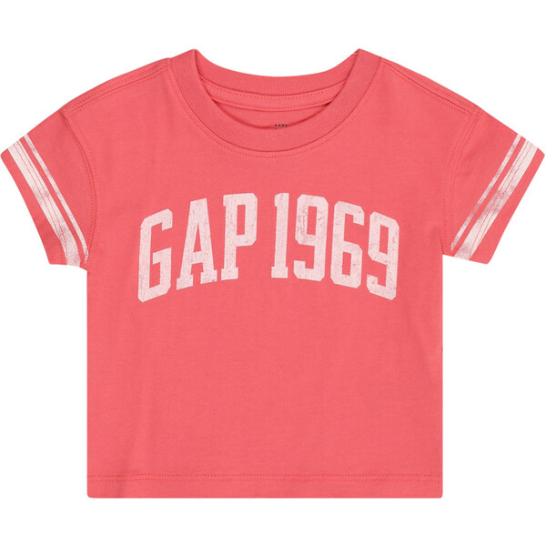 GAP Tričko červená / šedobiela 62530260