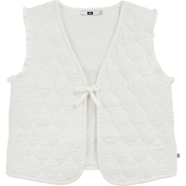 WE Fashion Vesta zelená / tmavooranžová / biela 63153849