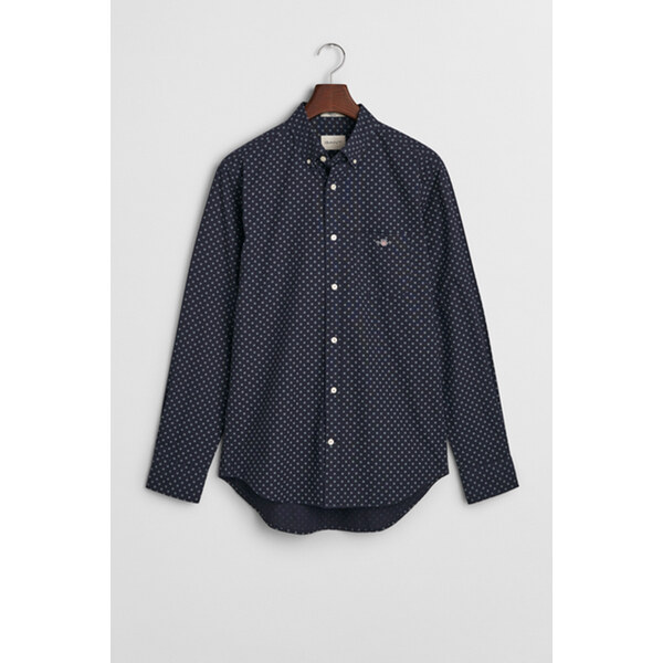 KOŠEĽA GANT REG MICRO PRINT SHIRT EVENING BLUE 62226305