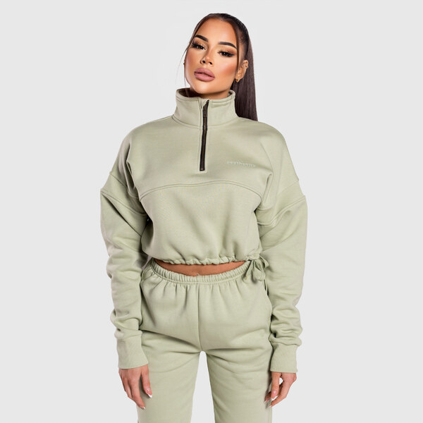 Dámska crop mikina Iron Aesthetics Simone, zelená 62229152