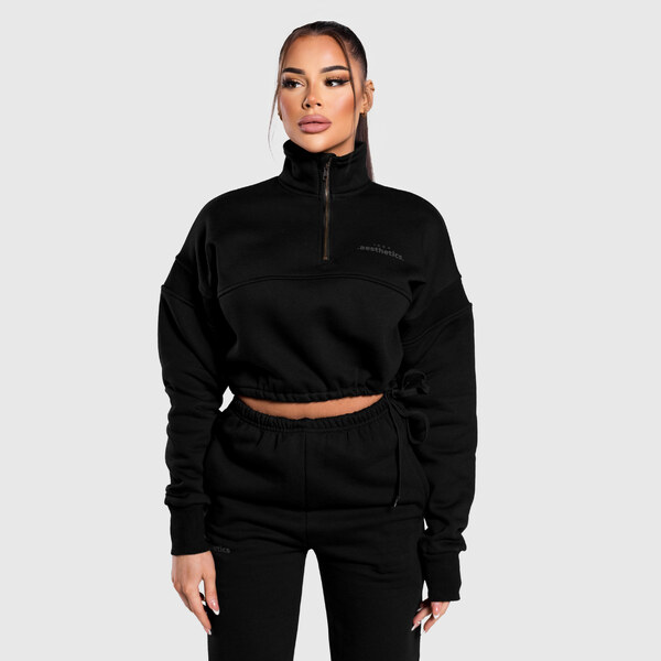 Dámska crop mikina Iron Aesthetics Simone, čierna 62229153