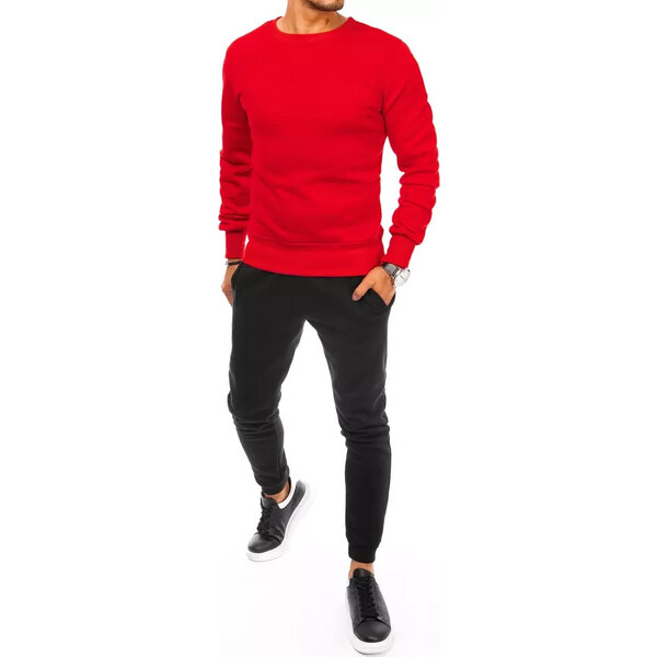 BASIC Červeno-čierna tepláková súprava AX0633 39226578