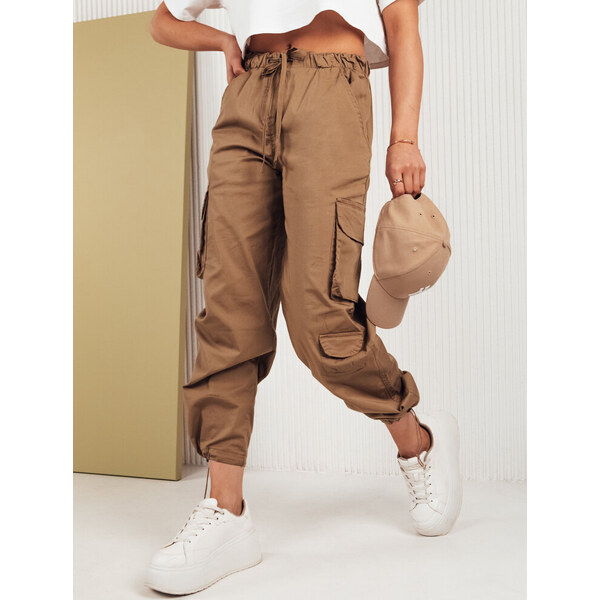 BASIC Svetlohnedé cargo nohavice MIRI UY1680 45918393