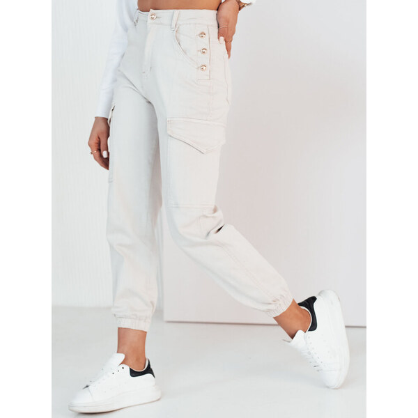 BASIC Svetlobéžové cargo nohavice RIMANS UY1935 49358297