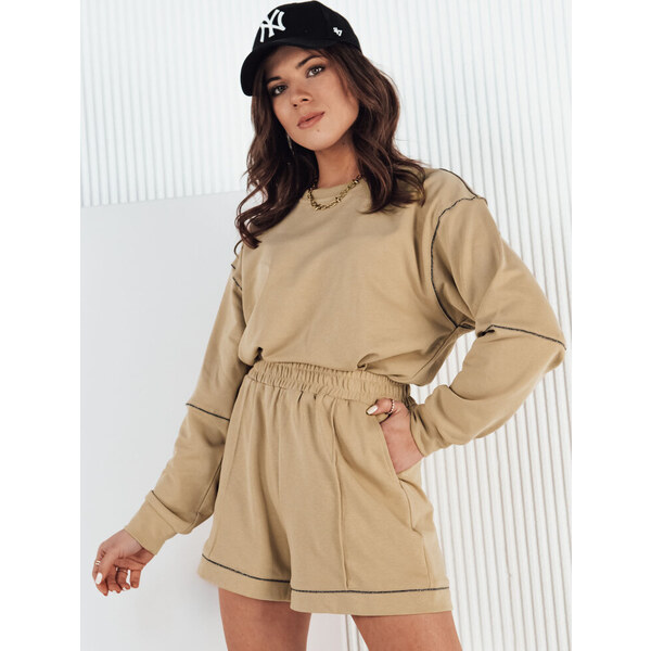 BASIC Tmavobéžová krátka súprava PULGAR AY1012 50105072