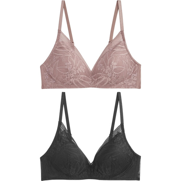 Next Podprsenka svetlofialová / čierna 62240489