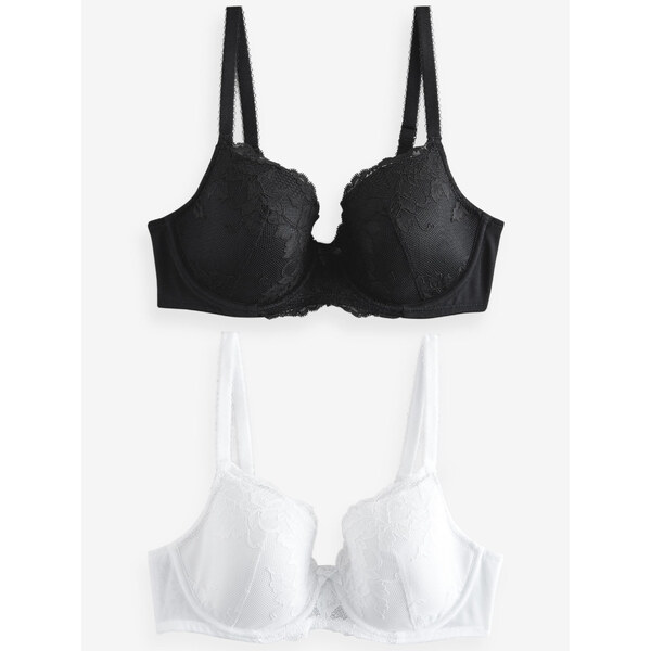 Next Podprsenka čierna / biela 62240614