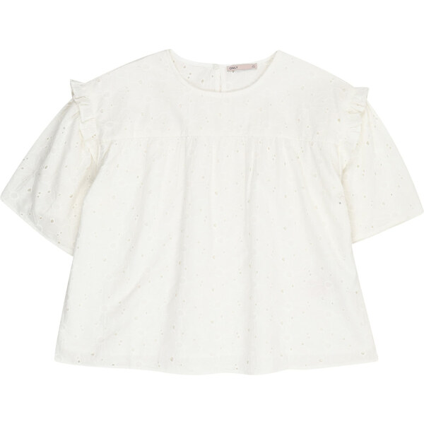 ONLY GIRLS Blúzka KOGDaisy biela 62240827