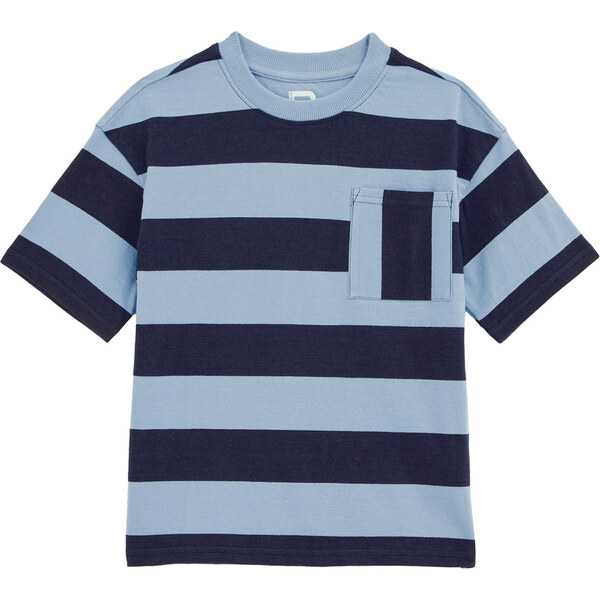 WE Fashion Tričko svetlomodrá / tmavomodrá 62270150