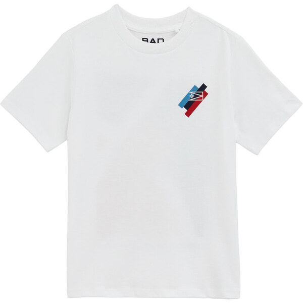 WE Fashion Tričko kráľovská modrá / rubínová / čierna / biela 62270153