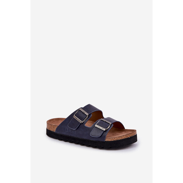 BIG STAR SHOES Ľahké Pánske Sandále S Prackami Eko Koža Big Star 64672282