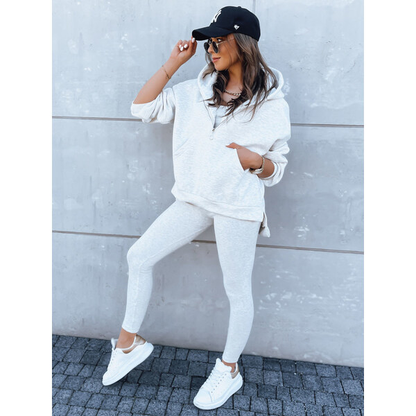 BASIC Svetlosivá súprava mikiny a legín BRAND OF YOUR STYLE AY0937 45532208