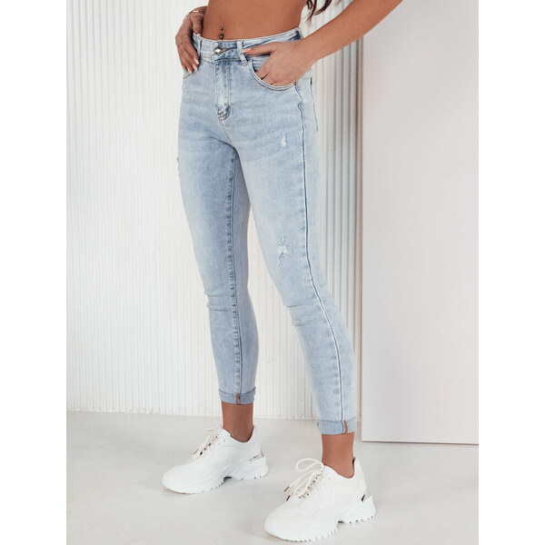 BASIC Svetlomodré skinny džínsy AGOST UY1903 49401370