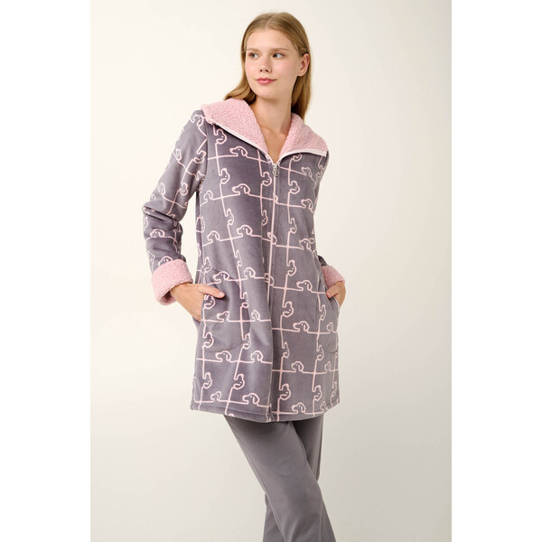 Vamp - Woof Dog Puzzle Print Župan na zips 21486 - Vamp 62248233