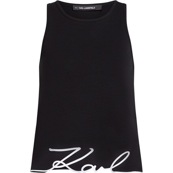 Karl Lagerfeld Top čierna / biela 62392255