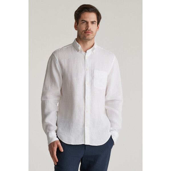 KOŠEĽA GANT REG LINEN SHIRT WHITE 62252906