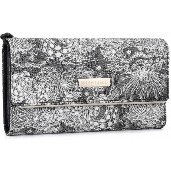 Miss Lulu Peňaženka - vzorovaná s putkom a oraganizérom na karty, 62256121