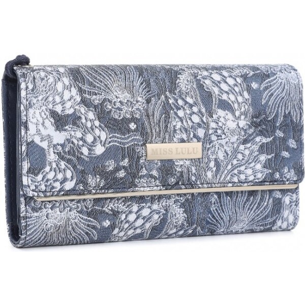 Miss Lulu Peňaženka - vzorovaná s putkom a oraganizérom na karty, 62256119