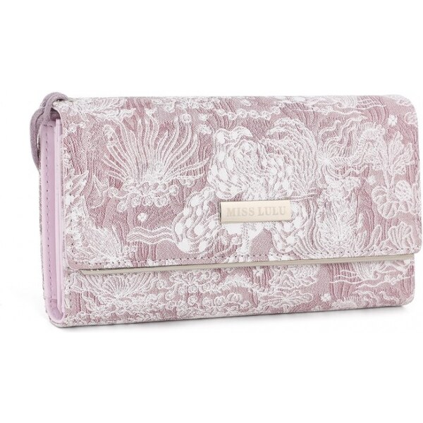Miss Lulu Peňaženka - vzorovaná s putkom a oraganizérom na karty, 62256118