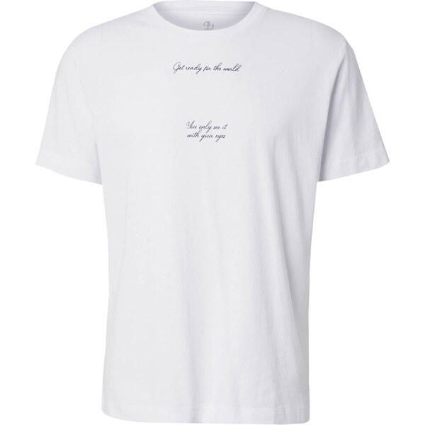 Key Largo Tričko Postcard svetlomodrá / karí / čierna / biela 62044884