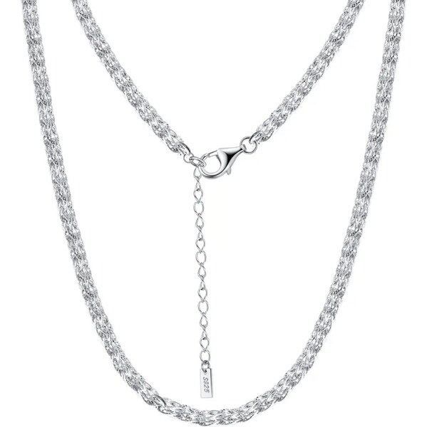 MAJYA Strieborná retiazka PIERO 45+5 cm | šírka 3,5 mm 11539 64582393