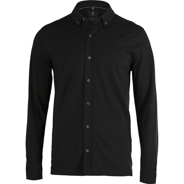 Pánska elastická piké košeľa s golierom na gombíky Kingston Nimbus 63581786