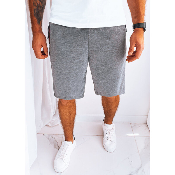 BASIC Tmavosivé teplákové šortky SX2251 42696162