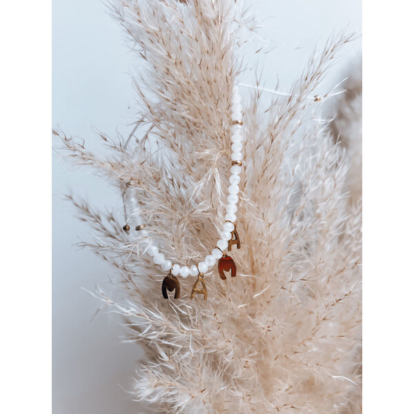 BASIC Biely náramok MAMAS LOVE LY0088 43206401