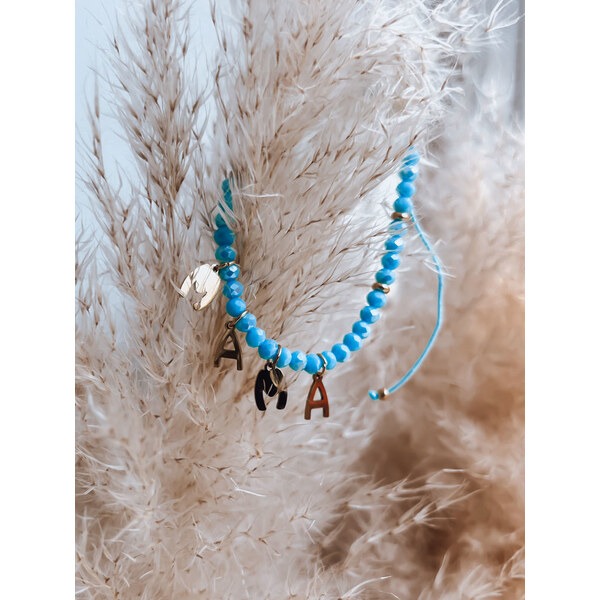 BASIC Modrý náramok MAMAS LOVE LY0091 43206404