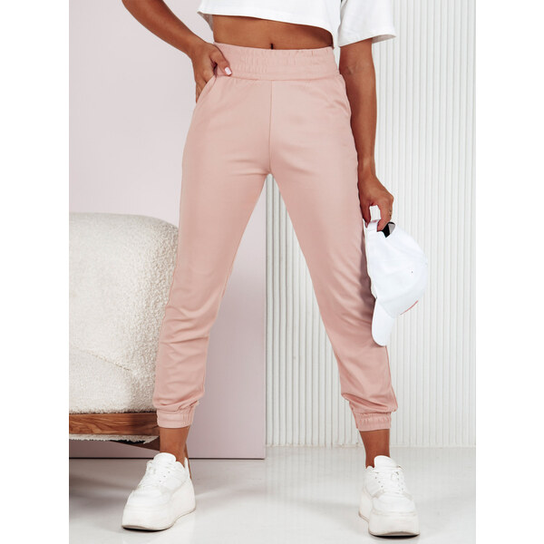 BASIC Dámske svetloružové tepláky FASHIONCORE UY2160 58241835