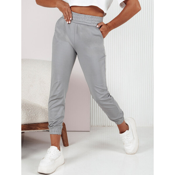 BASIC Dámske sivé tepláky FASHIONCORE UY2158 58241836