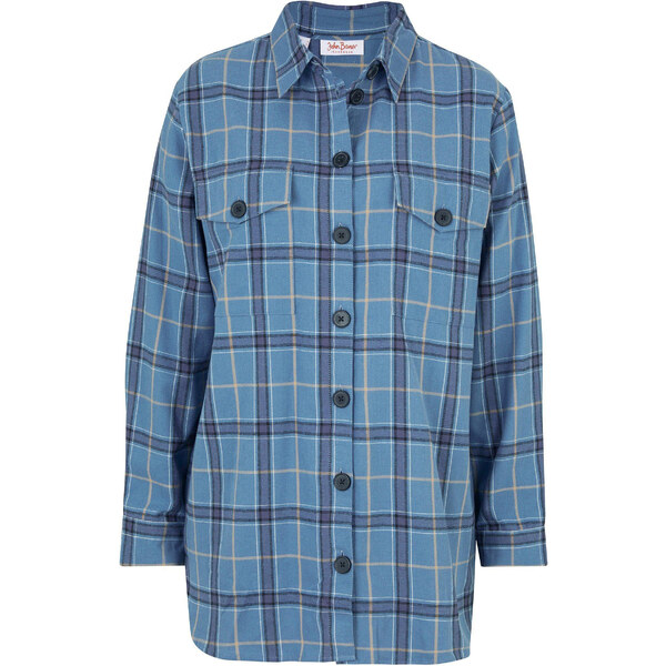 bonprix Flanelová košeľa, extra teplá, farba modrá 44790347