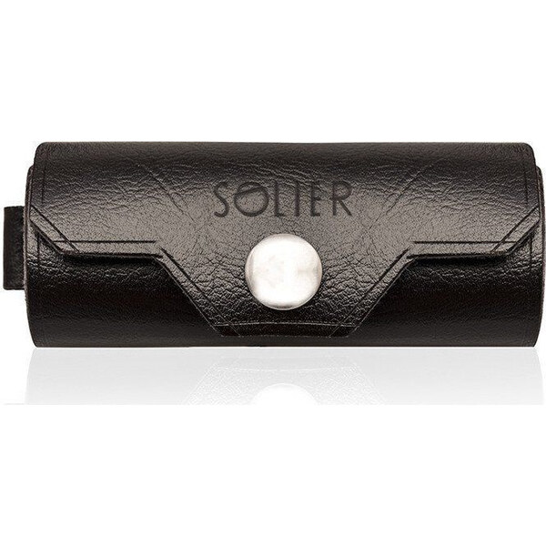 Kožená hnedá peňaženka na kľúče SOLIER A11 dark brown 3568721