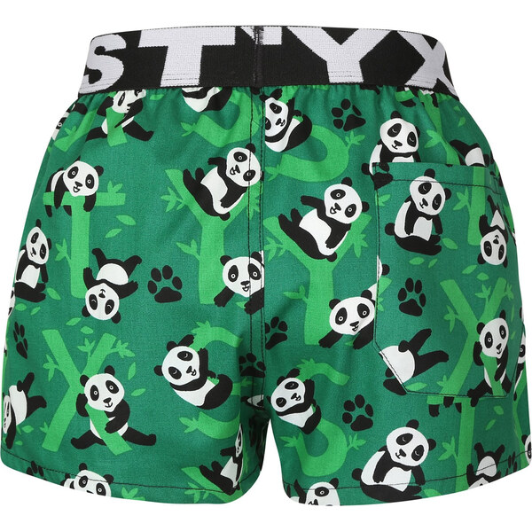 Detské trenky Styx art športová guma pandy (BJ1852) 6-8 let 66060796