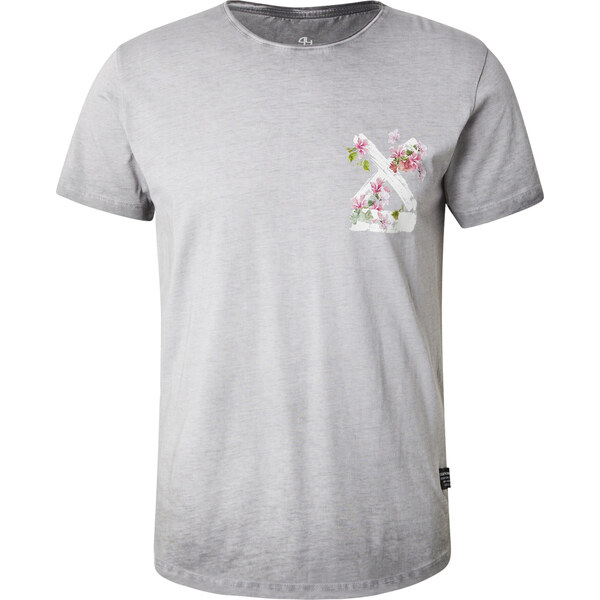 Key Largo Tričko Summer Splash sivá / svetlosivá / zelená / 62044883