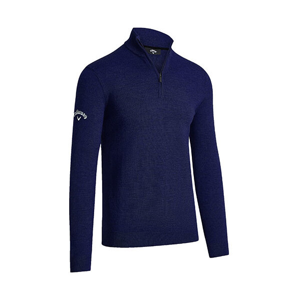 Pánsky golfový sveter Merino so ¼ zipsom Callaway 62676928