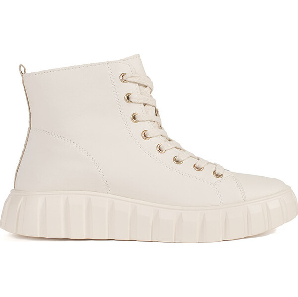 Goodin Členkové dámske smotanové tenisky na platforme GD-XF-90BE 62285754